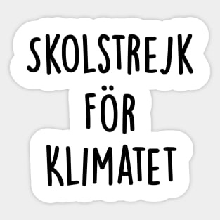 School Strike for the Climate Sticker